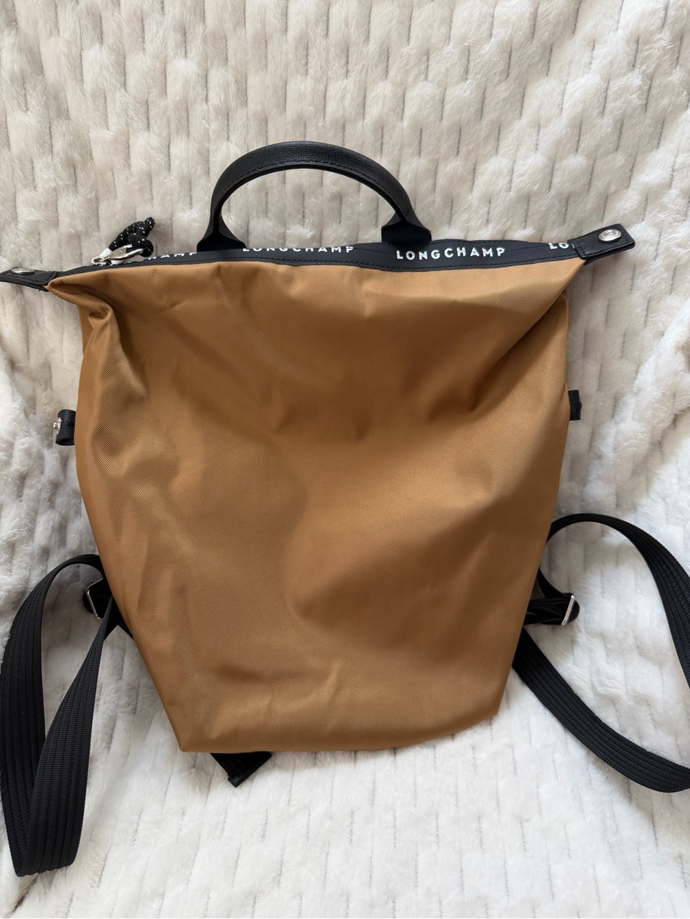 NWT Longchamp Energy Backpack in Brown